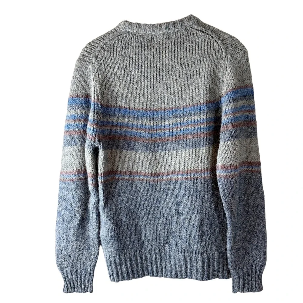 Vintage Winning Edge London Fog Mens‎ Striped Crewneck Sweater L